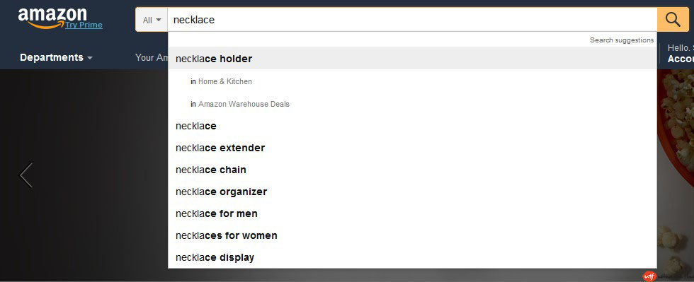 Searching for Product Keywords on Amazon