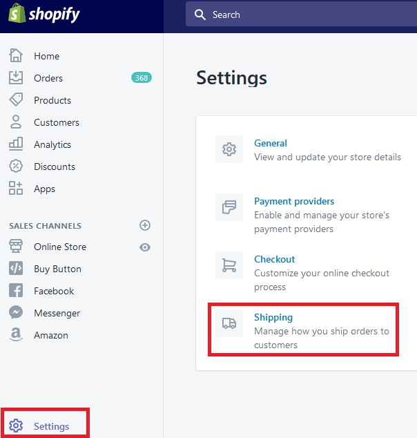 How to Setup Shipping on Shopify