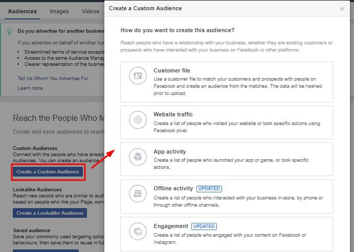 How to Create Custom Audience on Facebook 1