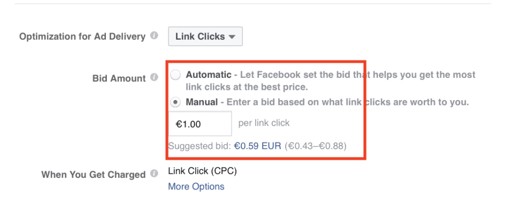 Facebook-bid-option