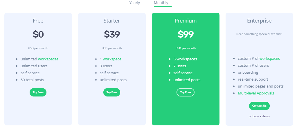 sprout social pricing